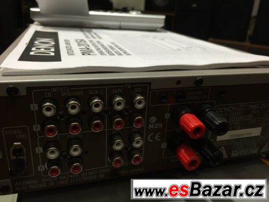 Zesilovač Denon PMA-201SA / Dálkové Ovládání, Manuál – fotografie 3