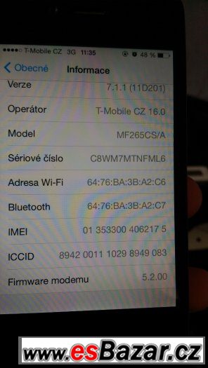 Prodám APPLE iPhone 4S, 8GB černý – fotografie 2