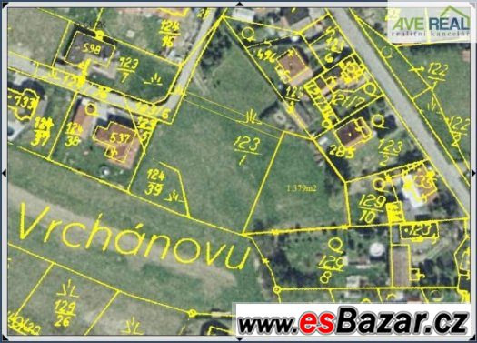 Prodej st. pozemku 1.379m2, Nechánice u Sulic, okr. P-V – fotografie 2