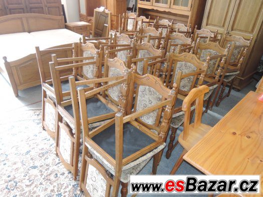 29 dubových rustikálních židlí do restaurace – fotografie 2