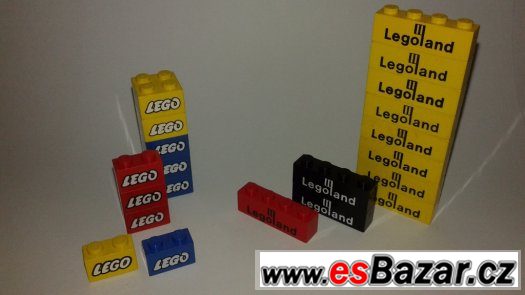 LEGO kostky, mix vzorek "LEGO" a "Legoland". – fotografie 1
