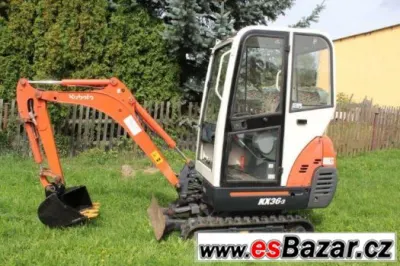 Minibagr KUBOTA KX 36-3-prodám,vyměním