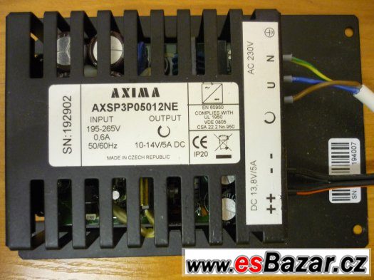 Modul spínaného zdroje AXSP 12V/5A – fotografie 1