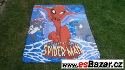 spidermanská deka – fotografie 1