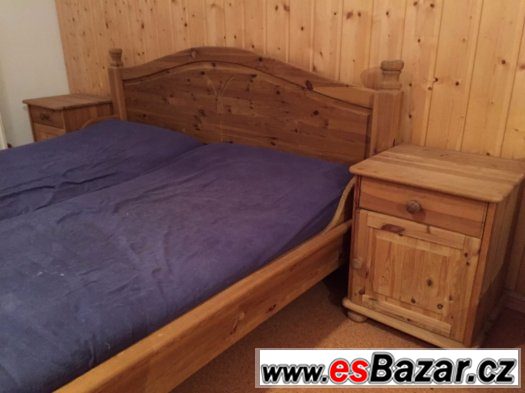 Kompletní přírodní ložnicová sestava. Natural. Dřevo. Masiv – fotografie 3