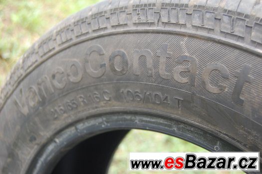215/65R16 C CONTINENTAL VancoContact, 2ks, 9mm, na dodávku – fotografie 5