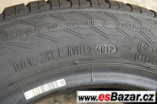 185/60R14 CONTINENTAL, 4ks, nové nejeté, záruka – fotografie 4