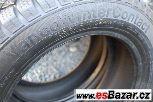 Zimní C 185/60R15 CONTINENTAL VancoWinterContact, 4ks, 6mm – fotografie 3