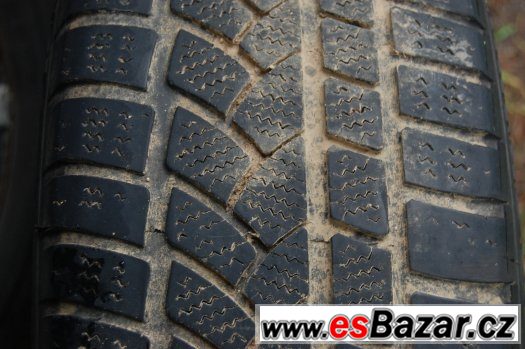 Zimní 195/65R15 CONTINENTAL na pl. discích VW, 4ks, vz.4-5mm – fotografie 2