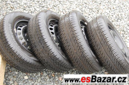 195/65R15 HANKOOK,4ks,na pl. discích VW 6Jx15H2,vzorek 7,5mm – fotografie 2