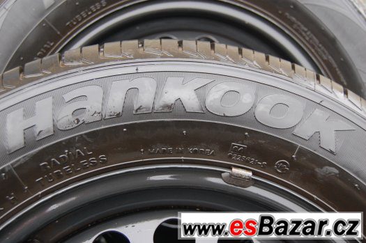 195/65R15 HANKOOK,4ks,na pl. discích VW 6Jx15H2,vzorek 7,5mm – fotografie 5