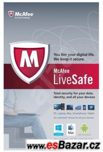 McAfee LiveSafe na 12 měsíců (všechny jazykové verze) – fotografie 1