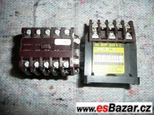 Elektrické stykače 6A, 16A, 25A, relé RP301 – fotografie 5