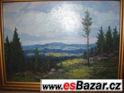 JAROMÍR ČERNÝ - OLEJ - STAROŽITNÝ OBRAZ (1882-1939 ) – fotografie 1