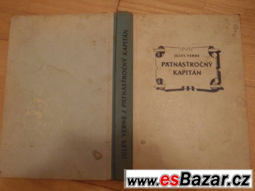 Jules Verne: Patnásťročný kapitán, 1952 v původní vazbě – fotografie 1