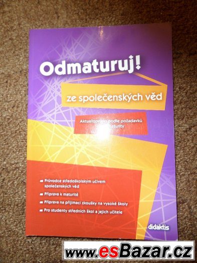 Odmaturuj ze společenských věd -  Dvořák Jan a kolektiv – fotografie 1