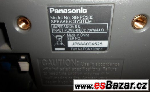 Výškový reproduktor PANASONIC – fotografie 3