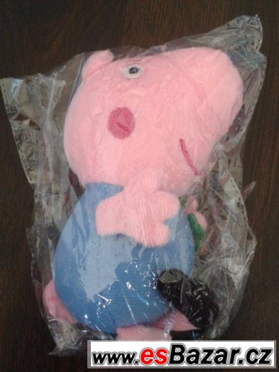 Plyšáci Peppa pig prasátko pepa, pepina, Tomík – fotografie 1