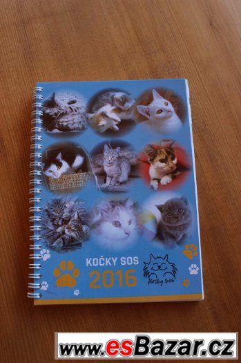 Kočičí kalendáře a diáře 2016 – fotografie 3