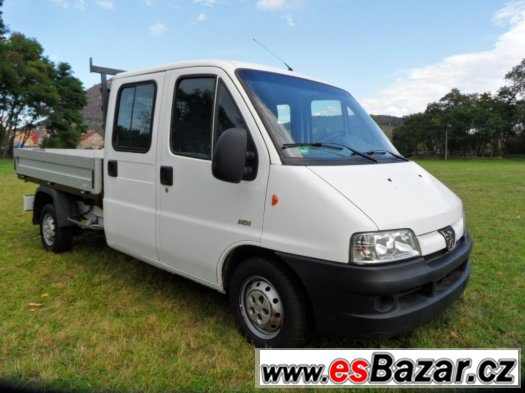 Peugeot Boxer 2.2 HDi valník-7 míst,klima,serviska,TOP – fotografie 3
