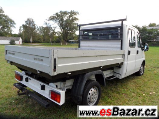 Peugeot Boxer 2.2 HDi valník-7 míst,klima,serviska,TOP – fotografie 4