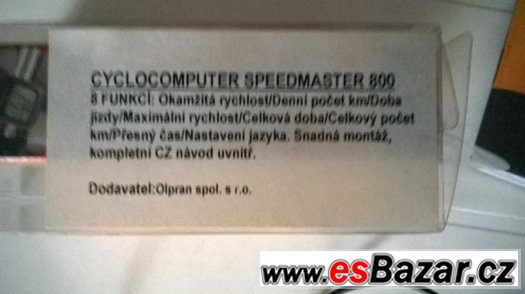 Cyclocomputer – fotografie 2