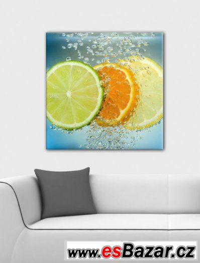SLEVA 50% Fotoobraz, obraz - TŘI CITRUSY - velikost 50x50 cm – fotografie 1