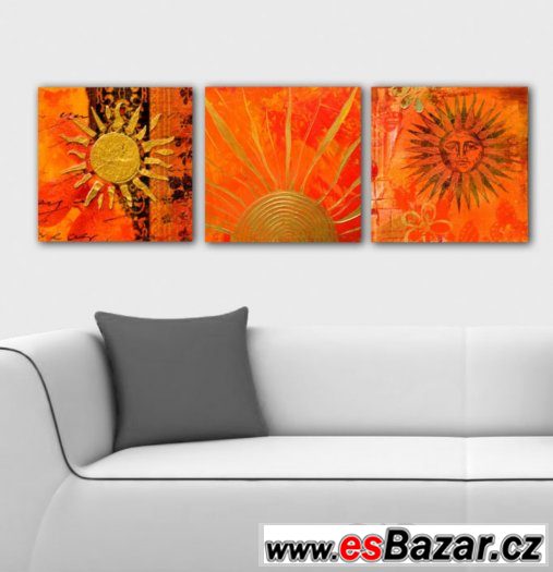 Fotoobraz, obraz - SLUNÍČKA - velikost 90 x 30 cm – fotografie 1