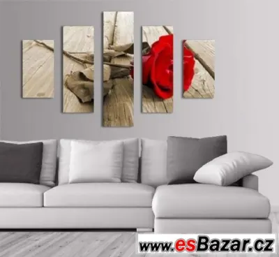 Fotoobraz, obraz - RŮŽE SÉPIE - velikost 100 x 70 cm