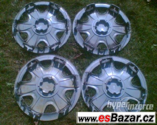 Škoda - prodám originál sadu poklic 15", 4 kusy, pěkné, – fotografie 2