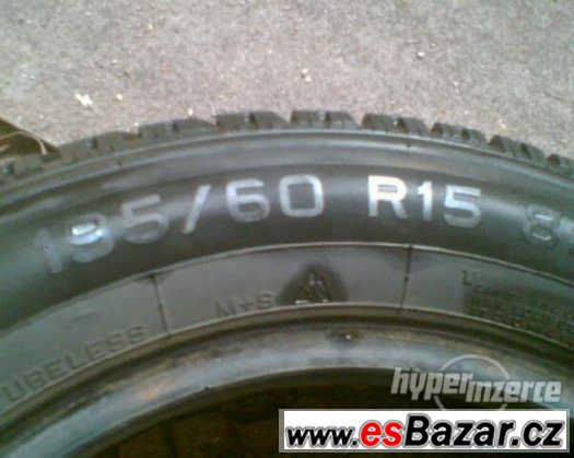 Champiro WT60 195/60R15 M+S,prodám  jednu zimní pneu, – fotografie 2