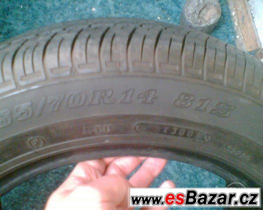 Dunlop SP10 165/70R14:prodám  jednu pneu,vzorek 5-7mm – fotografie 2