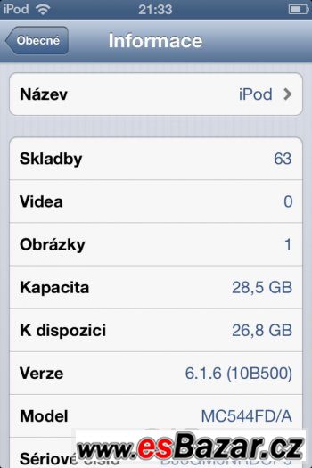 iPod Touch 4.generace 32GB TOP STAV – fotografie 5
