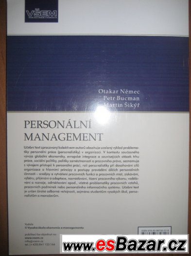 Personální management, VŠEM, 372 stran – fotografie 2