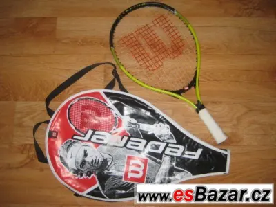 Dětská tenisová raketa Wilson Titanium Roger Federer - 19"