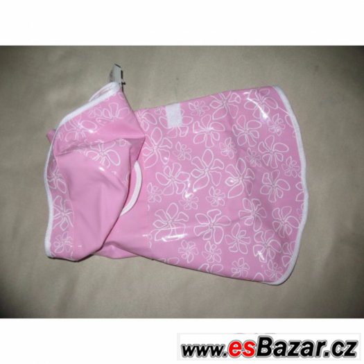 Růžová pláštěnka 40cm – fotografie 1