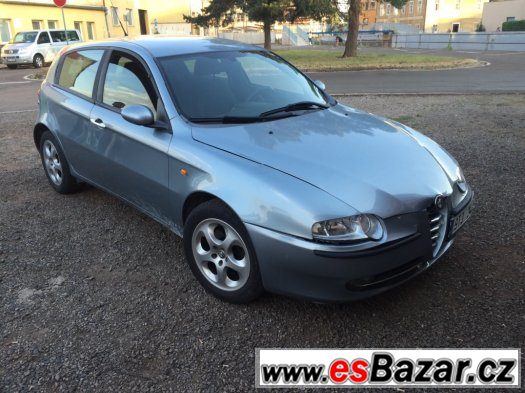 Alfa 147 1.6 2001 plne pojizdna 140 tis najeto – fotografie 1