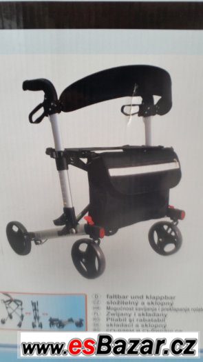 Prodám chodítko/sedátko pro důchodce - ROLLATOR – fotografie 2