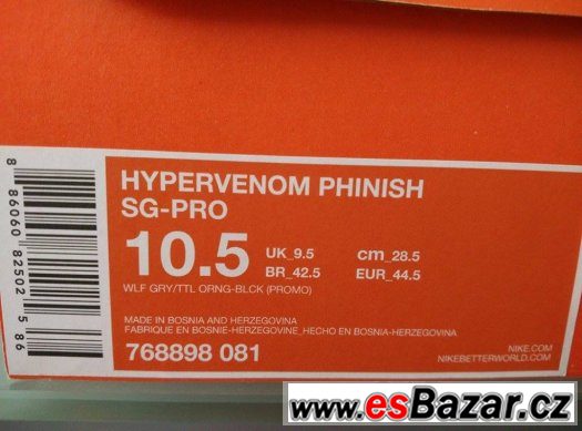 NIKE HYPERVENOM II PHINISH zcela nové - nepoužité – fotografie 3