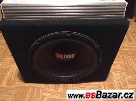 Subwoofer JBL 1000w + zesilovac – fotografie 1