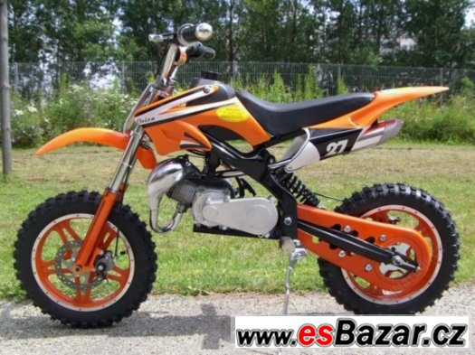 nová cross delta 49cc, benzín pro děti 4-7let – fotografie 4