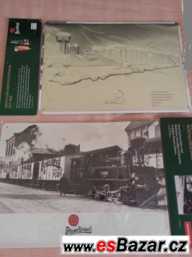 plechová cedule Pilsner Urquell ; cca30x21 ; cena za kus – fotografie 2