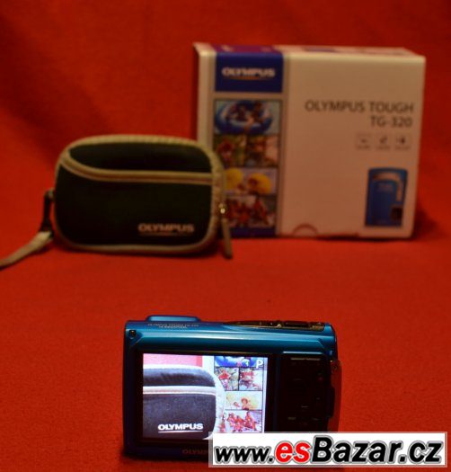 14Mpix VODOTĚSNÝ OLYMPUS TOUGH TG 320 + 2x baterie – fotografie 3