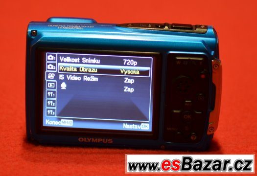 14Mpix VODOTĚSNÝ OLYMPUS TOUGH TG 320 + 2x baterie – fotografie 5