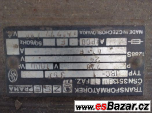 Prodám transformátorek trafo 24 v viz foto – fotografie 1
