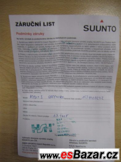 Hodinky Suunto Ambit 3 Saphire – fotografie 3