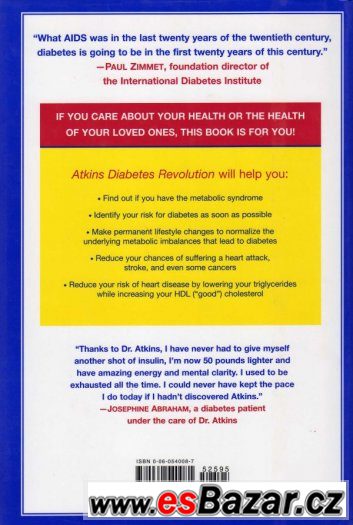Atkins Diabetes Revolution - # 1 New York Times Bestselling – fotografie 3