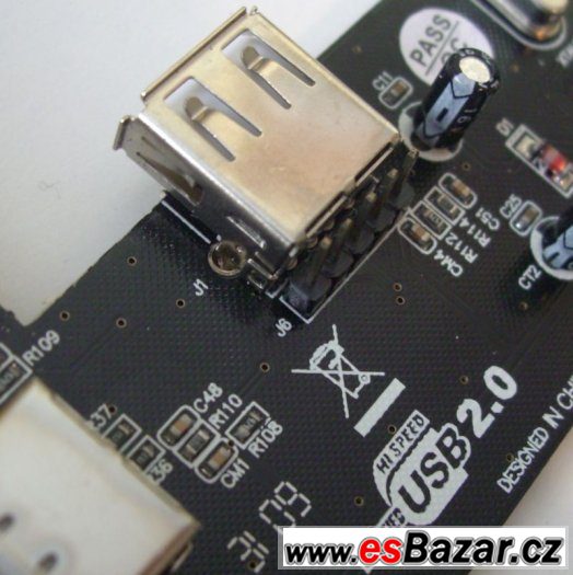 5 USB porty navíc - USB řadič se pěti sloty USB2.0 – fotografie 5
