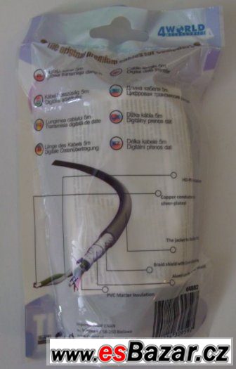 Prodlužovací USB kabel, A-A, 5 metru za 50,- Kč – fotografie 4
