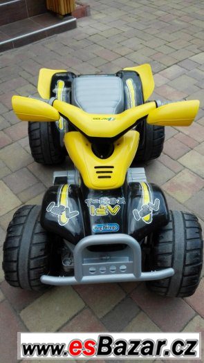 Elektrická dvourychlostní čtyřkolka Peg Perego – fotografie 2